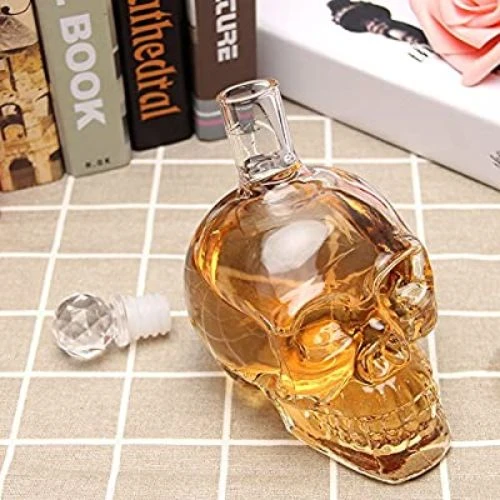 Crystal Head Kuru Kafa Cam Şişe 350 Ml - Resim 3