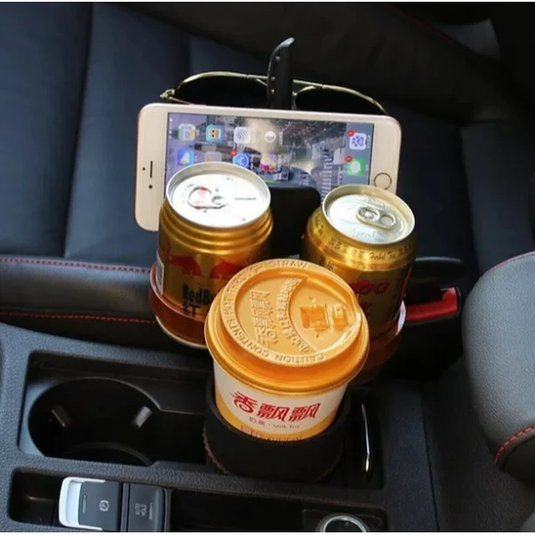 Ayarlanabilir Araç İçi Çoklu Bardak Tutacağı - 3