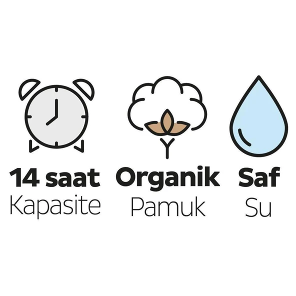 NessiWorld Natural Bebek Bezi Gross Paket 5 Beden 11-18 Kg 100 Adet - Resim 2