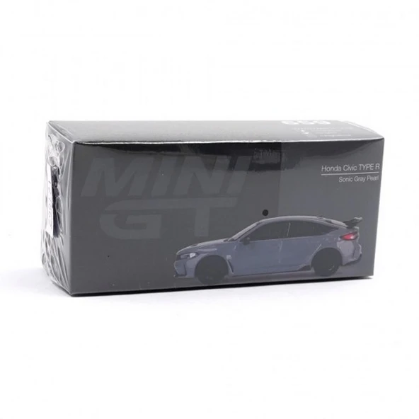 NessiWorld Gt 1:64 Honda Civic Type R Sonic Gray Pearl - Resim 4