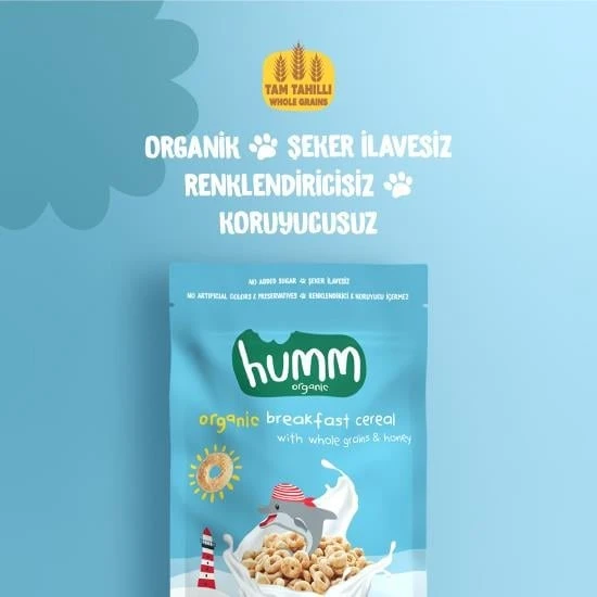 Organik Tam Tahıllı ve Ballı Kahvaltılık Gevrek 80 Gr - Resim 2