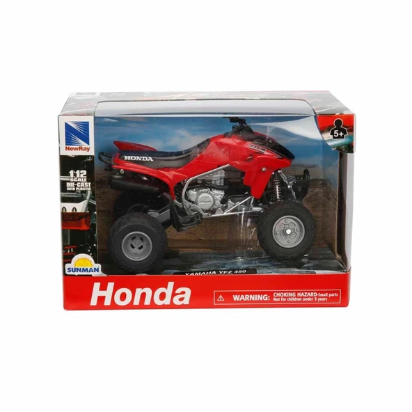 1:12 Honda TRX450R 2009 Atv Model Motor - Resim 2