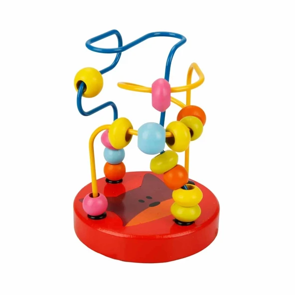 Woody Tahta Boncuk Oyunu Orman Hayvanları S00000575 ürün görseli