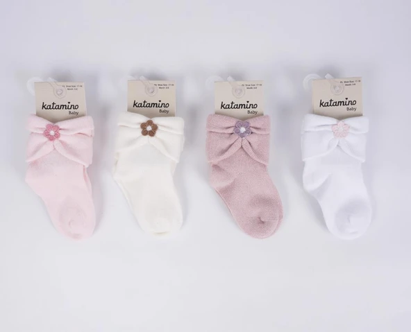 NessiWorld Marla ANessiWorld. Kız Bebek Soket Çorap K42258 Asorti - Resim 2