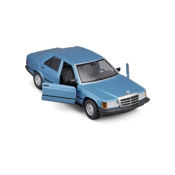 Bburago 1/24 A 1987 Mercedens Benz 190E - Resim 2