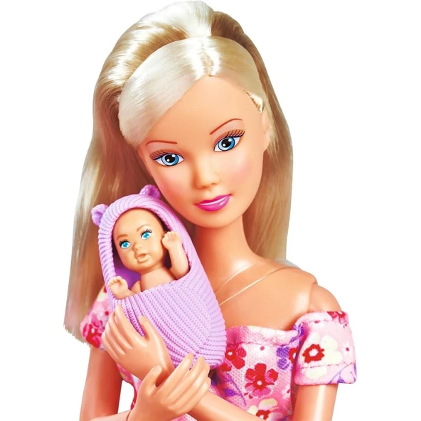 Hamile Steffi Karnı Büyüyen Bebek 29 cm SMB-105733680 - Resim 4