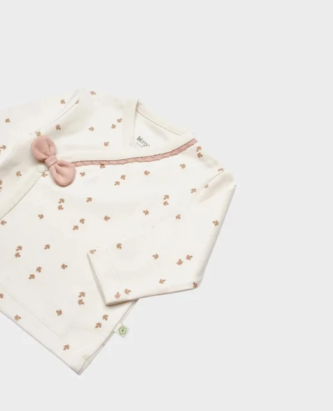 Bibaby Biorganic Sweet Lady 5 Parça Hastane Çıkış Seti 62363 Light Beige - Resim 3