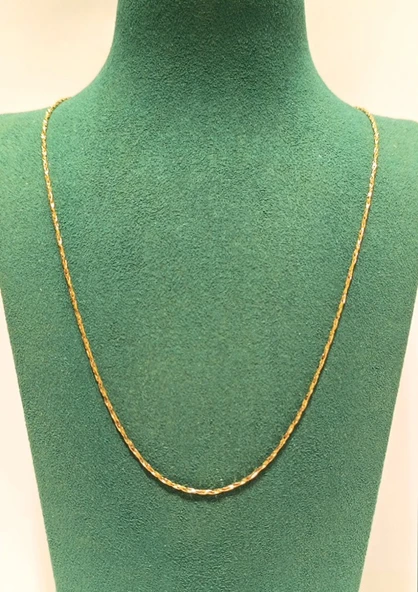 Monalisa Home Lüks Gösterişli Parlak Zincir Çelik Erkek Kolye ürün görseli 1