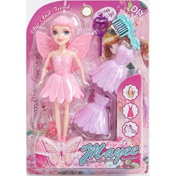 Karteleda Elbiseli Bebek Set - Resim 2