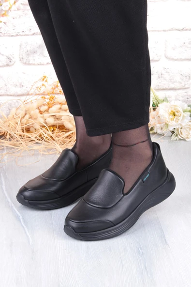 King Paolo I5210 Perry Comfort Hakiki Deri Kadın Ayakkabı - Resim 2