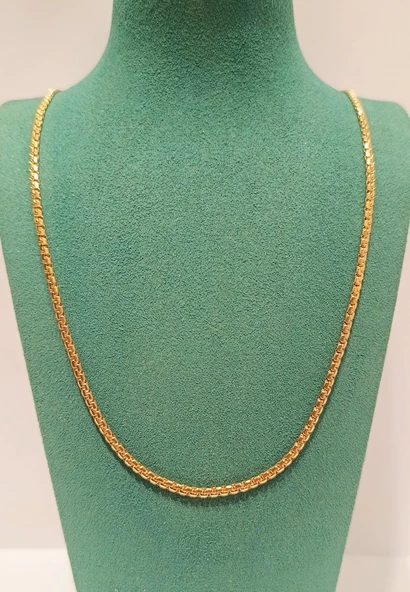 Monalisa Home Lüks Gösterişli Parlak Zincir Çelik Erkek Kolye ürün görseli 1