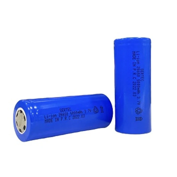 ICR26650 Li-Ion 3.7V 5000mAh 3C Şarjlı Pil