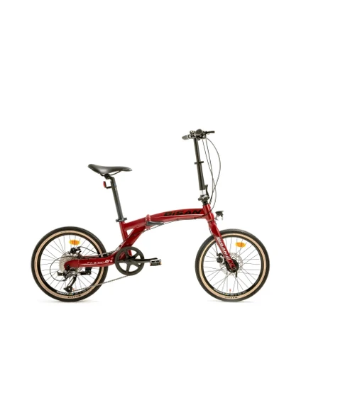 Bisan FX 3700 MD Fren 9 Vites 20 Jant Katlanır Bisiklet Bordo Siyah 28 Kadro ürün görseli