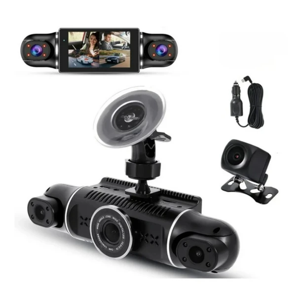 Ozmik V10 Araç Kamerası 4 Kameralı Gps Takip- G Sensör 1080P Kayıt Wifi Özellikli - 4