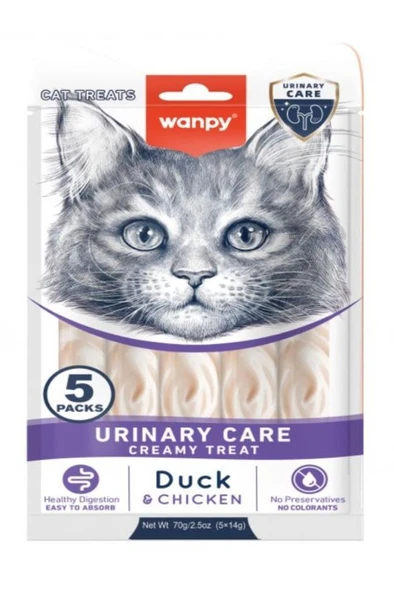 Wanpy Urinary Care Ördek&Tavuk Krema Ödül 5x14gr ürün görseli
