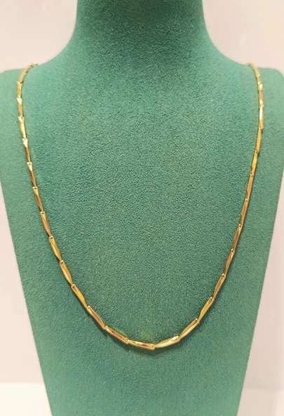 Monalisa Home Lüks Gösterişli Parlak Zincir Çelik Erkek Kolye ürün görseli 1