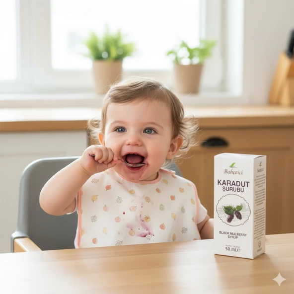 Bahçeiçi Karadut Şurubu 50 Ml. - 2