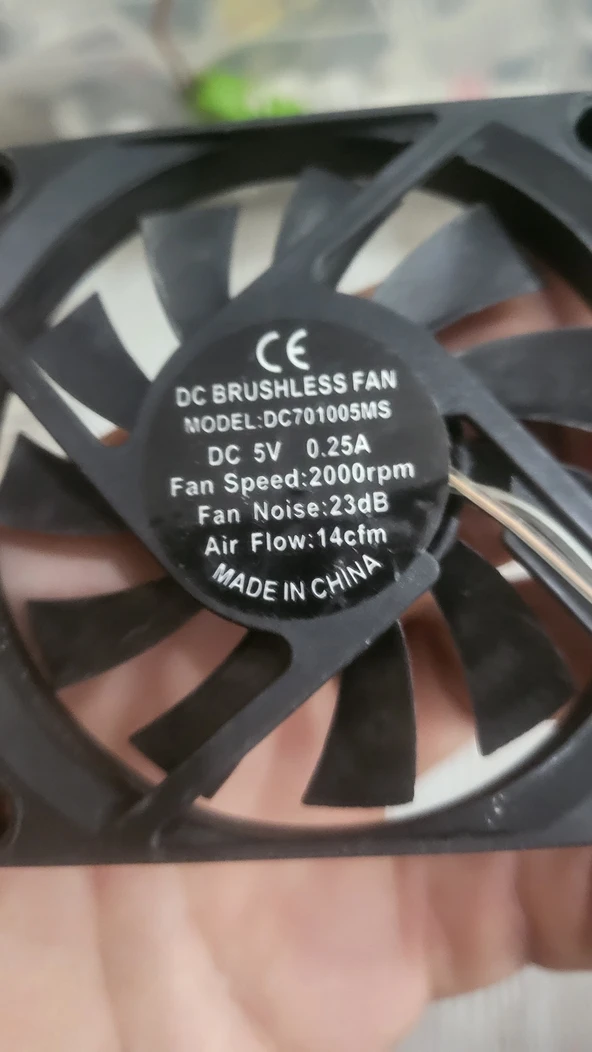 Fan 5 volt bilgisayar fan ikinci el - Resim 2