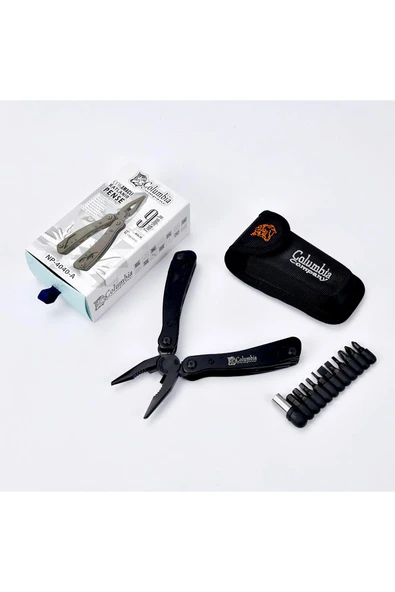 Columbia Çok Amaçlı El Aleti, 9 Multi Tool, Testere, Pense, Tornavida, - 3
