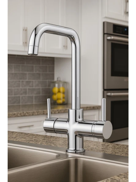 ARITMALI AKASYA SERİSİ MUTFAK EVİYE BATARYASI - Resim 2