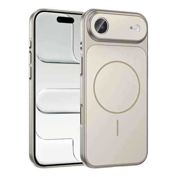iPhone 17 Air Kılıf M-Safe Şarj Özellikli Kamera Korumalı Formen Kılıf - Resim 6