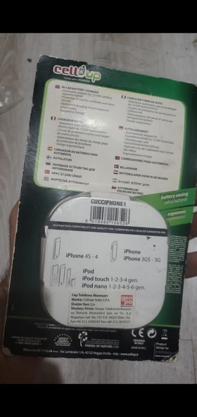 Iphone 4 çakmaklık sarj aleti kaliteli orjinal - Resim 2