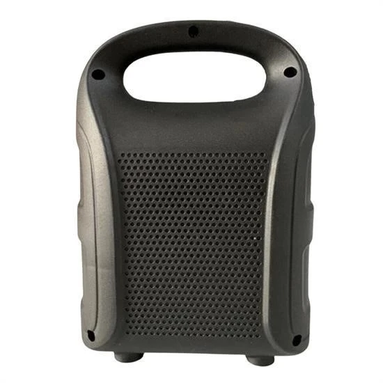 Tutmalı Mini Hoparlör Işıklı Taşınabilir Bluetooth Wireless Radyolu Sd Kart ve USB Girişli Hoparlör - Resim 2