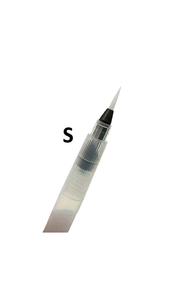 Fırça Uçlu, Brush Pen, Suluboya Fırçaları, Su Ve Mürekkep Hazneli Fırça Kalem-s Beden ürün görseli