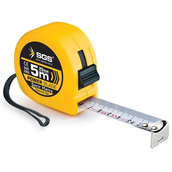 SGS ŞERİT METRE 5 mt 25mm SGS2002 ürün görseli 1