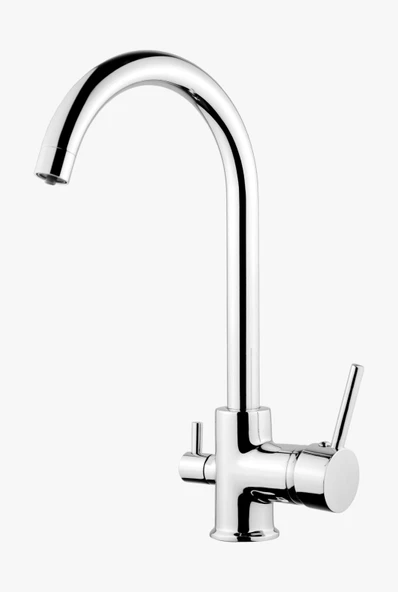 ulu-el Arıtma Çıkışlı Evye Mutfak Bataryası Musluğu Çeşmesi ürün görseli