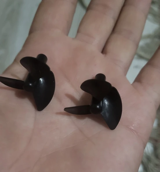 Rc tekne yedek parça pervane 2.5 cm çift sağ'sol - Resim 2