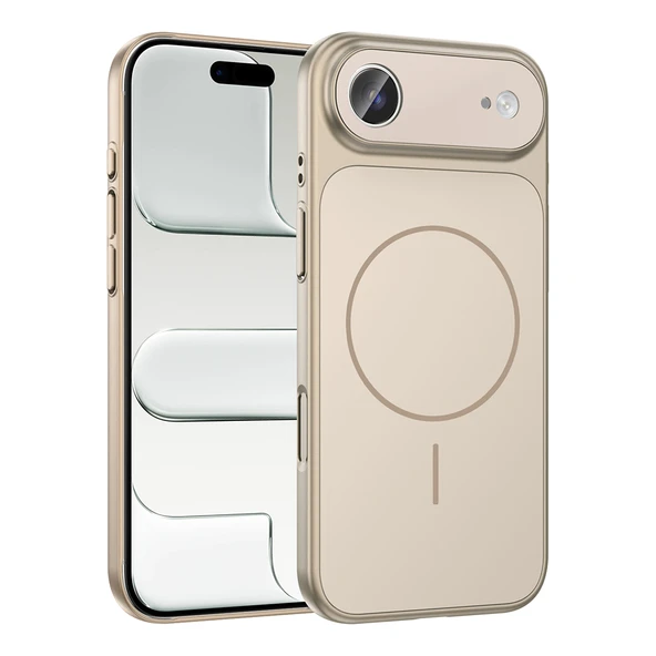 iPhone 17 Air Kılıf M-Safe Şarj Özellikli Kamera Korumalı Formen Kılıf - Resim 5