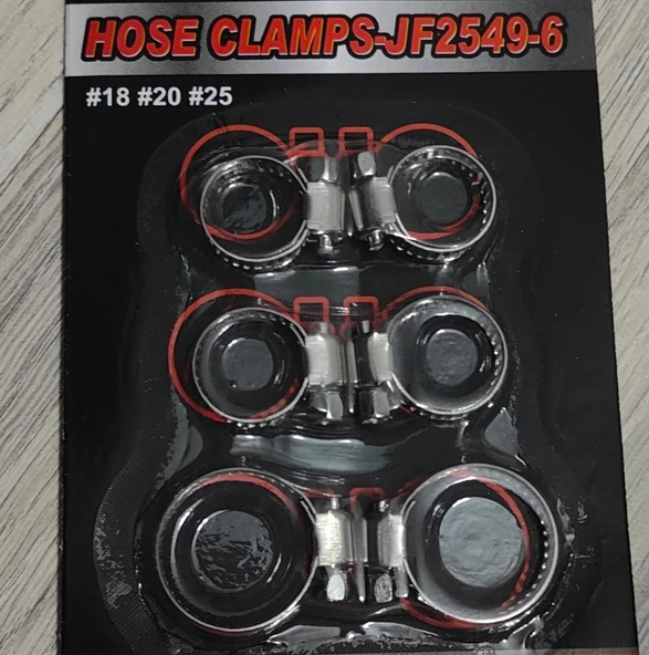 6'lı Hortum Kelepçe Set 18-20-25 MM - 2