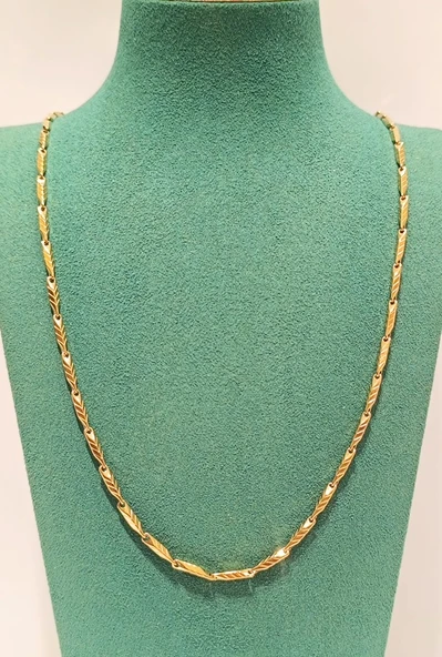 Monalisa Home Lüks Gösterişli Parlak Zincir Çelik Erkek Kolye ürün görseli 1