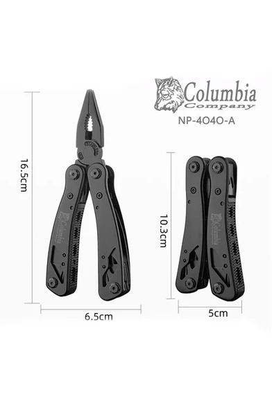 Columbia Çok Amaçlı El Aleti, 9 Multi Tool, Testere, Pense, Tornavida, - 2