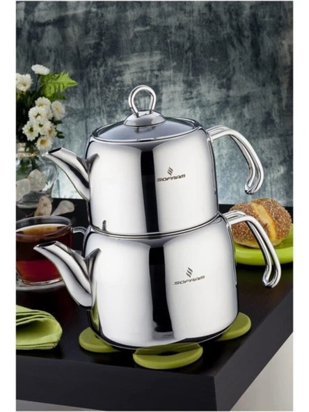 Sofram Soft 180 Xl Aile Boy Çelik Çaydanlık