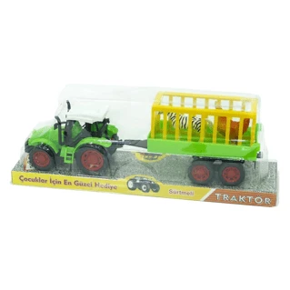 Sürtmeli Traktör Römork ve Hayvanlar - 4