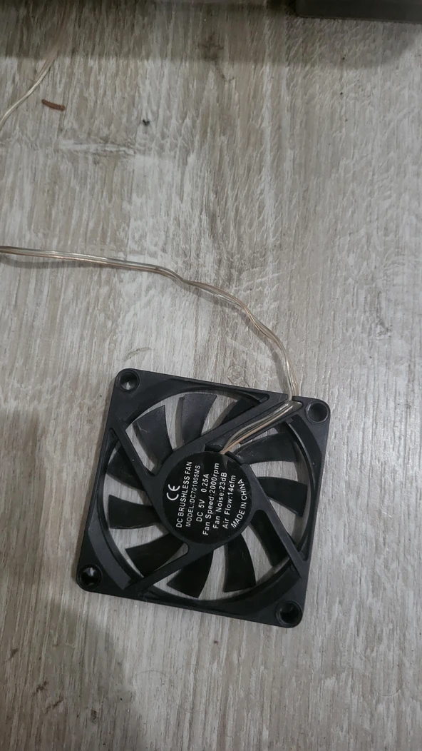 Fan 5 volt bilgisayar fan ikinci el ürün görseli