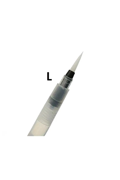Fırça Uçlu, Brush Pen, Suluboya Fırçaları, Su Ve Mürekkep Hazneli Fırça Kalem-L Beden ürün görseli