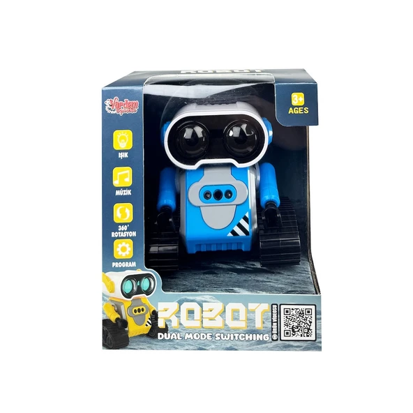 Wall-E Uzaktan Kumandalı Full Fonksiyon Şarjlı 2.4G Robot - 6