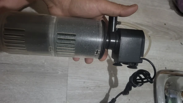 Sobo 15 watt akvaryum iç filtre ikinci el sağlam temiz - Resim 3