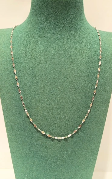 Monalisa Home Lüks Gösterişli Parlak Zincir Çelik Erkek Kolye ürün görseli