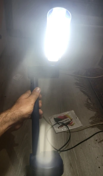 Masa lambası florasanli sağlam eski tip - Resim 2