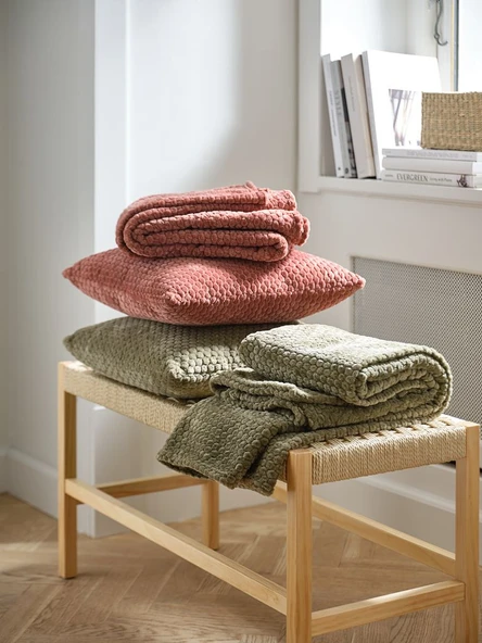 JYSK Polar Örtü Rosenvial 130x160 Gül Rengi - Resim 3