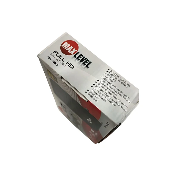 Max Level MR360 Full Hd 1080P Digital Uydu Alıcısı 2 USB + HDMI Giriş - Resim 2
