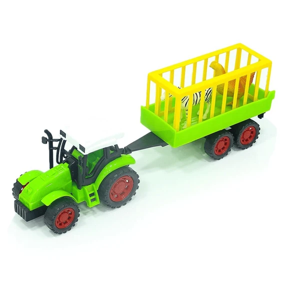 Sürtmeli Traktör Römork ve Hayvanlar - 3