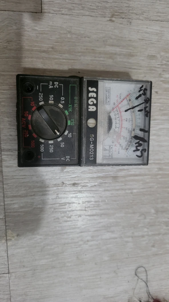 Analog multimetre kablosu yok ikinci el ürün görseli