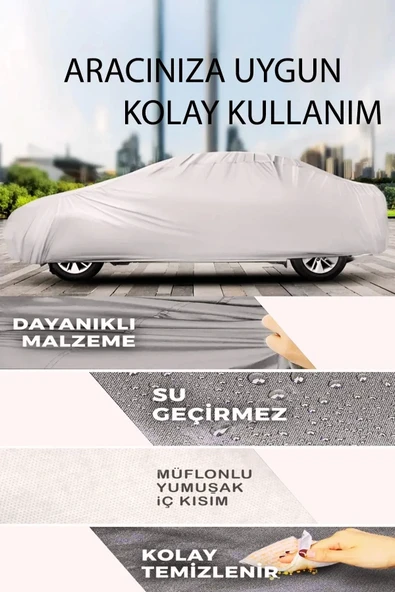 Nissan Maxima Serisi Tüm Modeller Uyumlu Branda Lüx Kalite Oto Brandası, Araba Çadırı Oto Örtüsü - 4
