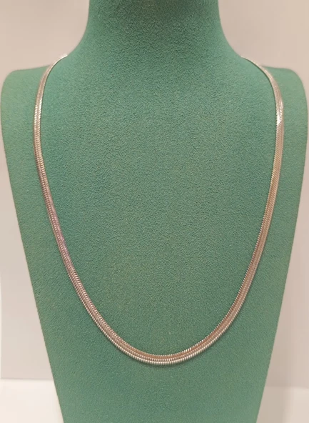 Monalisa Home Lüks Gösterişli Parlak Zincir Çelik Erkek Kolye ürün görseli 1