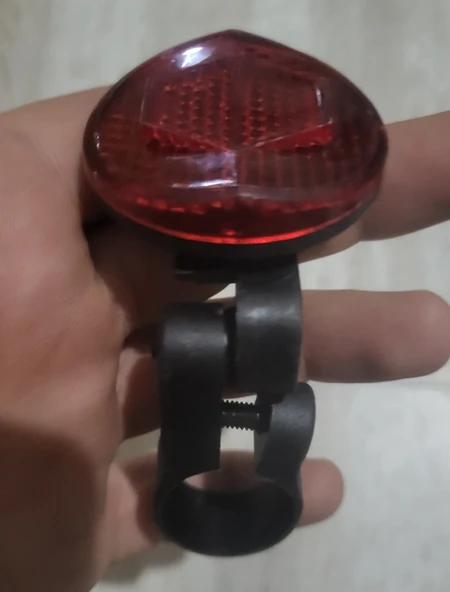 Bisiklet reflektor kırmızı kaliteli - Resim 2
